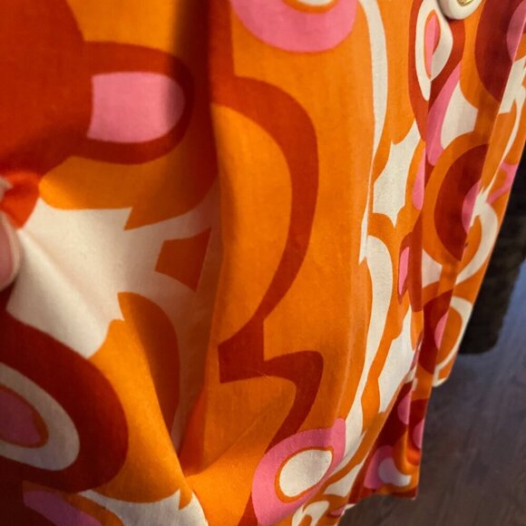 Orange Groovy MOD Coat - Picture 6 of 11